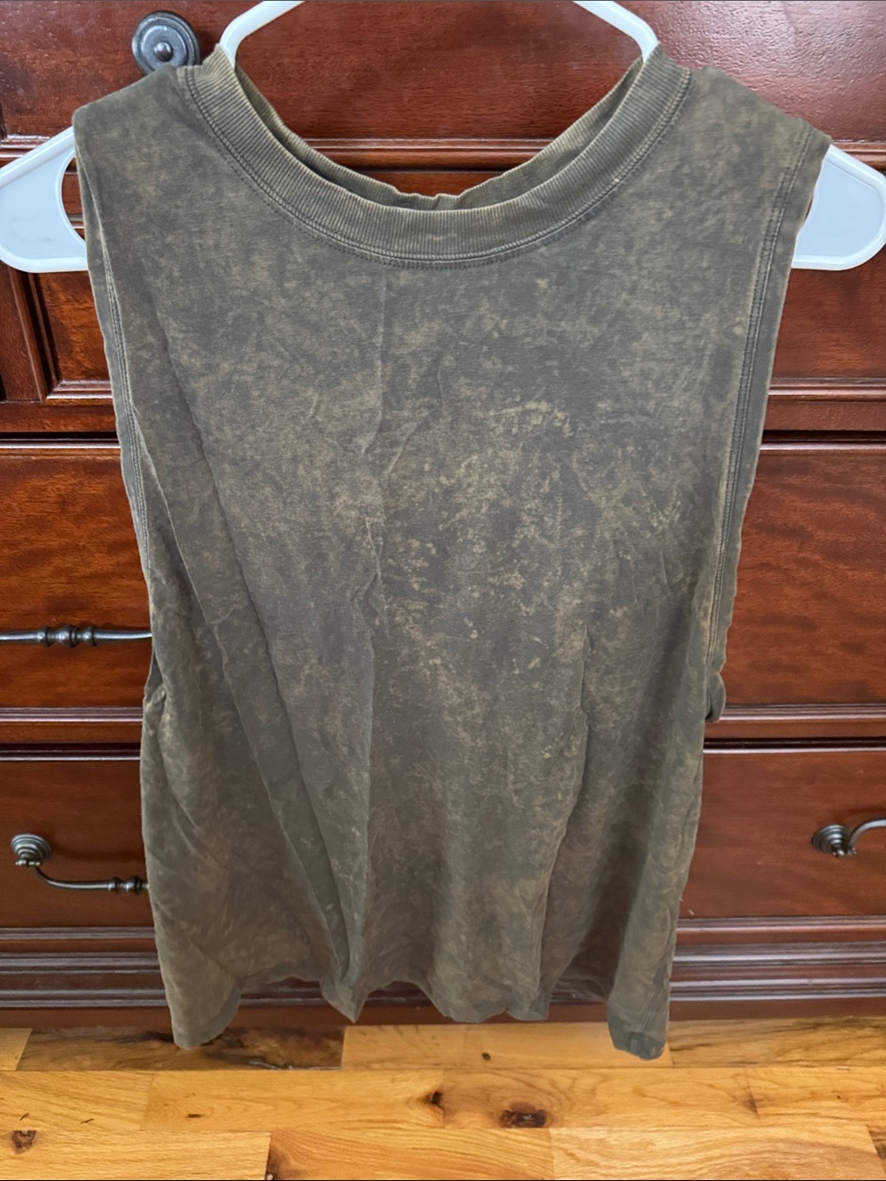 lululemon athletica Olive-Tone Washed Muscle Tank